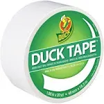 Duck Colored Duct Tape, 3" Core, 1.88" x 20 yds, White 1265015