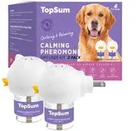 Pheromone Diffuser for Dogs Premium Dog Calming Diffuser Calming 2 Pack (Purple)