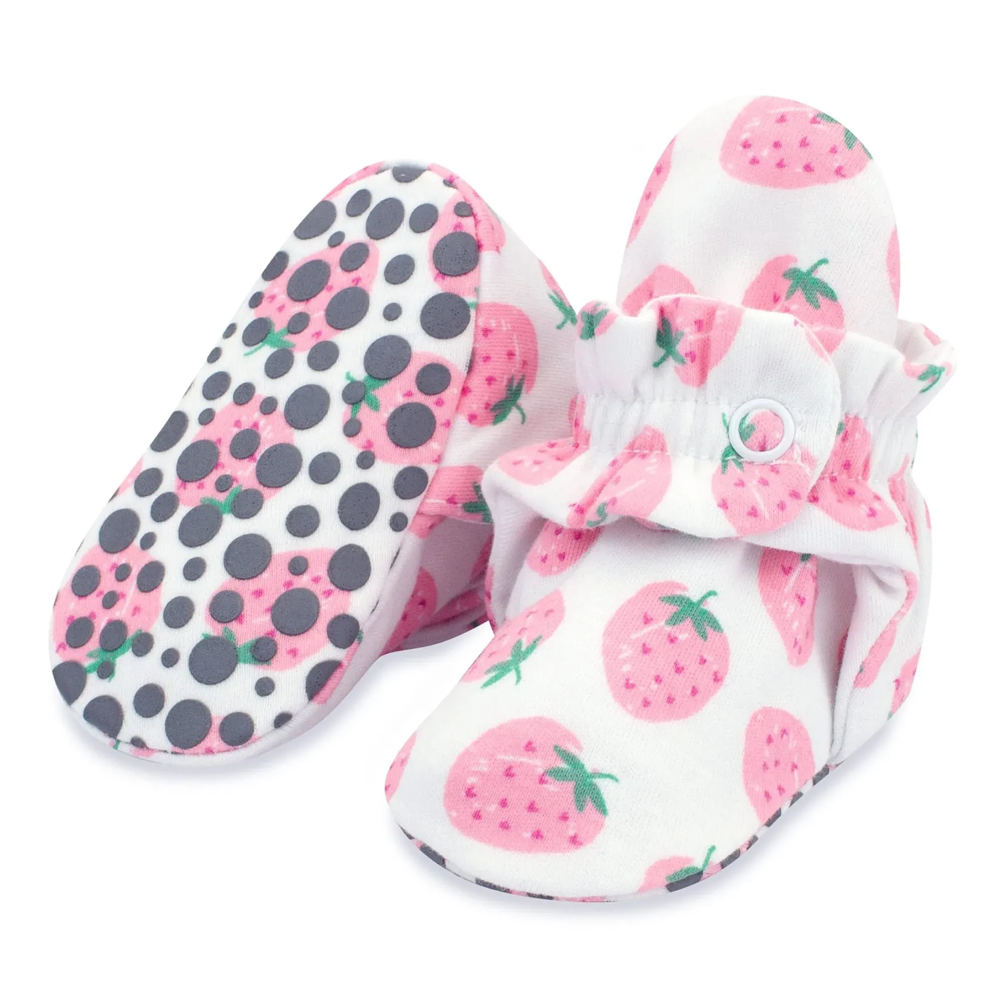 Zutano Unisex Organic Cotton Gripper Baby Booties