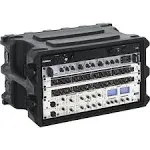 Gator Cases Pro Series Rotationally Molded 6U Rack Case with Shallow 13" Depth; Made in USA (G-PRO-6U-13), black