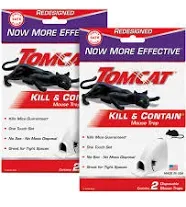 Ortho Home Defense Kill & Contain Mouse Trap - 2 pack