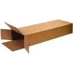 Partners Brand 18 x 6 x 45 Corrugated Cardboard Boxes, 18&#034;L x 6&#034;W x Kraft 