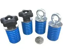 Fits POLARIS Lock &amp; Ride KNOB-EyeBolt COMBO Tie Down Anchor RANGER General 4Pack