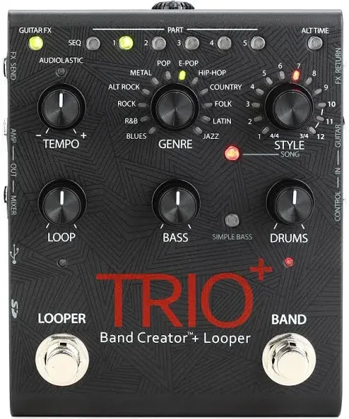 DigiTech TRIO Plus Band Creator + Looper | Reverb