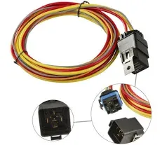 Dual Electric Cooling Fan Wiring Install Kit 185 Degree On 165 Off Thermostat...