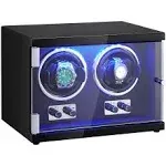 VEVOR Watch Winder Dual Watch Winder for Automatic Watch with 2 Mabuchi Motors