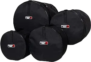 Gator Cases Bop Drum Set Bags: 18"x14", 12"x8", 14"x14", and 14"x5.5"; (GP-BOP-100)