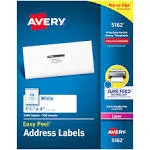 Avery Easy Peel Laser Address Labels, White -1400 count