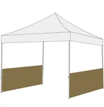 ABCCANOPY Two Half Walls For Pop Up Party Tent Canopy