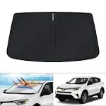 KUST Windshield Sun Shade for Toyota RAV4 2013 2014 2015 2016 2017 2018 Window Shade Sun Visor Protector Foldable Blocks UV Rays Keep Your Car Cooler