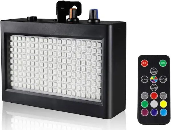 Stage Strobe Light, Super Bright Flash Stage Lighting, Sound Activated 180 LED