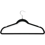 Honey Can Do 20 Pack Velvet Touch Suit Hanger Black