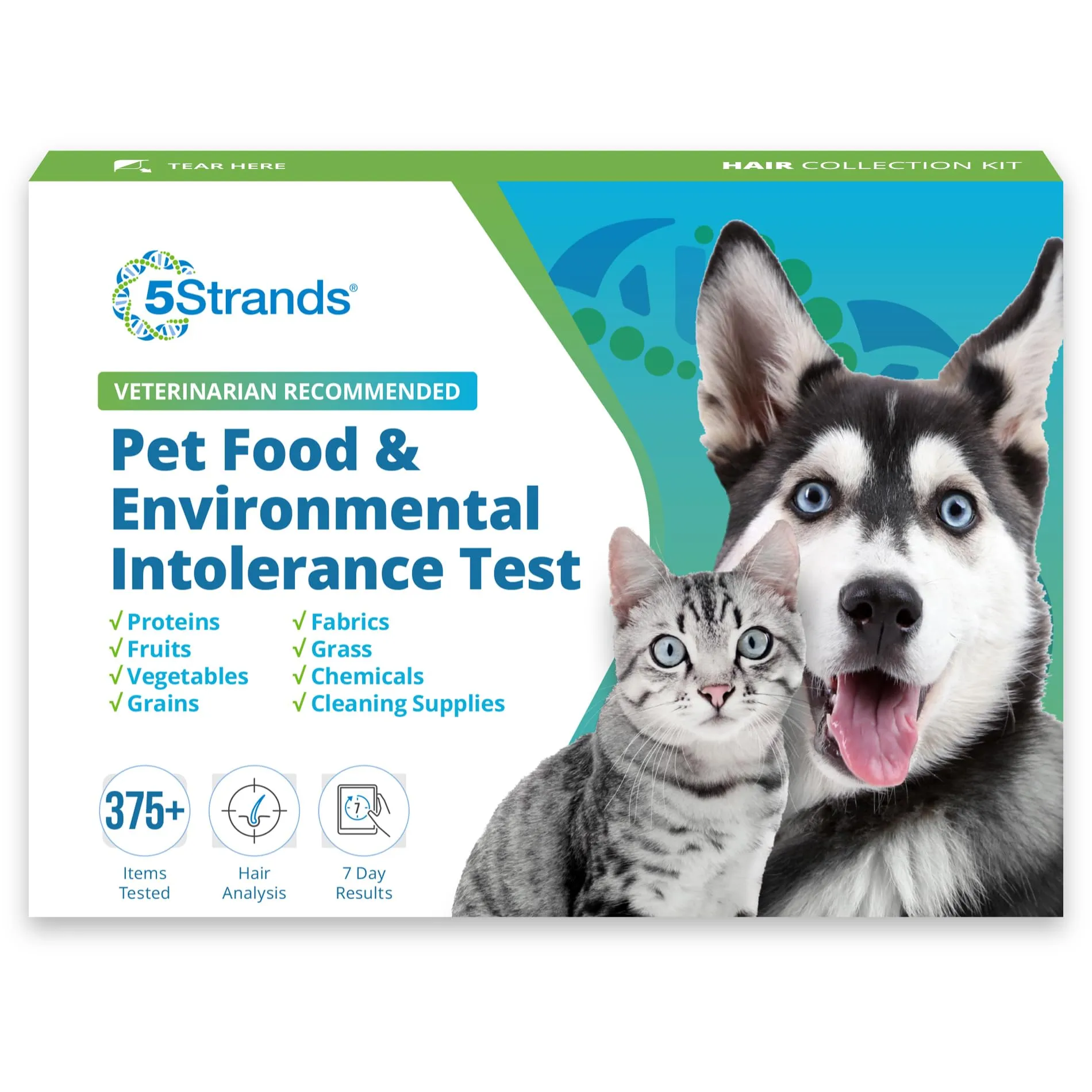 5 Strands Pet Food Intolerance Test