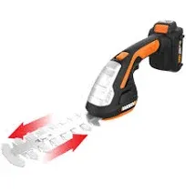 WORX WG801 20V Cordless 4" Shear and 8" Shrubber Trimmer