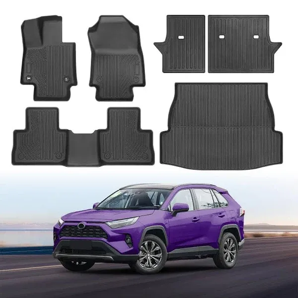 TSLDRV Floor Mats for Toyota RAV4 2024-2019