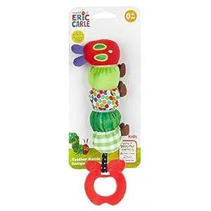 Kids Preferred Eric Carle Caterpillar Teether Rattle