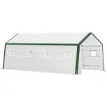 Outsunny 20' x 10' x 8' Walk-In Greenhouse