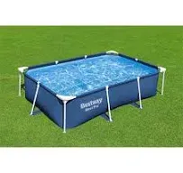 Bestway Deluxe Splash Frame Pool 118&#034;x79&#034;x26&#034; Above Ground