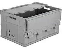 Mount-It! Folding Plastic Storage Crate MI-908