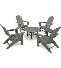 POLYWOOD Vineyard 5-Piece Oversized Adirondack Set