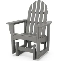 Classic Adirondack Glider Chair - White - Casual Furniture World