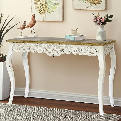 Luxen Home Victorian Console and Entry Table