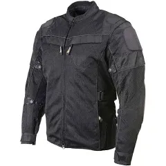 Xelement XS8160 Men's 'Shadow' All Season Black Tri-Tex and Mesh Motor