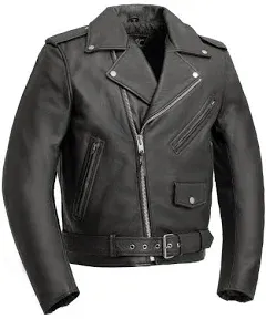 First Manufacturing Superstar Men's Leather Motorcycle Jacket