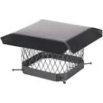 Chimney Cap, Black Steel, 9 x 9 in. SC99