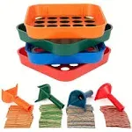 Coin Counters &amp; Coin Sorters - 4 Color Coded Coin Sorting Tray and Coin Count...