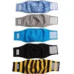 Reusable Dog Belly Bands for Male Dogs Diapers,5 Pack Premium Washable Dog Di...