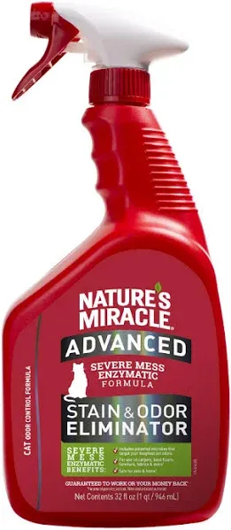 Nature's Miracle Advanced Just for Cats Stain & Odor Remover