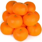 HAKSEN 12 Pcs Artificial Lifelike Simulation Oranges Fake Fruit Home Kitchen Cabinet Decoration