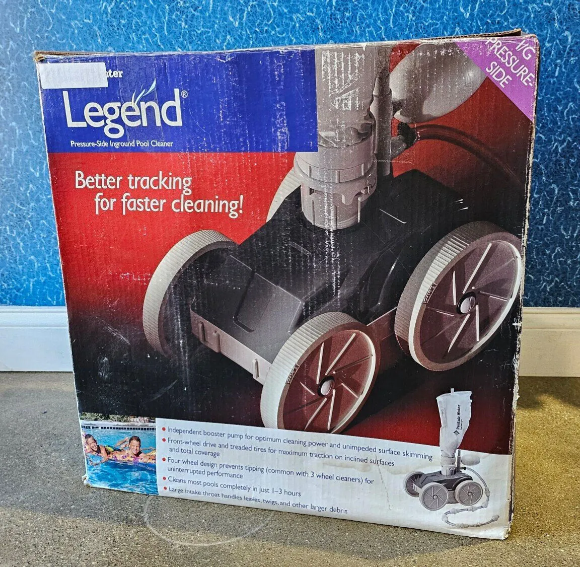 Pentair Water LX 2000G Letro Legend II Pressure Side Inground Pool Cleaner