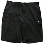 Hurley men's black all day hybrid fast dry performance beach shorts 32