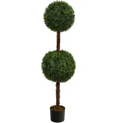 4.5Ft. Classic Comfort Double Ball Topiary Artificial Tree (Indoor/Outdoor)