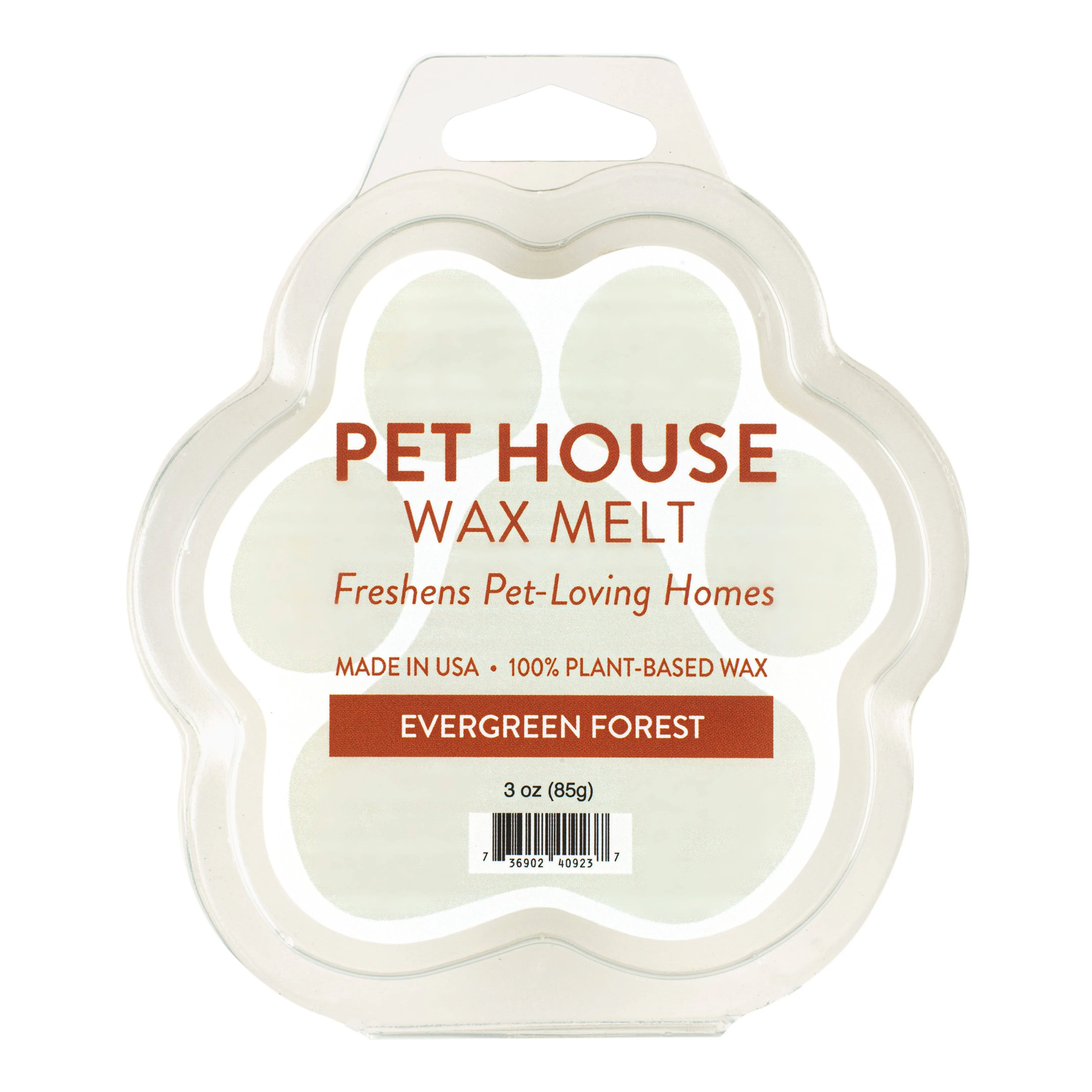 Pet House Wax Melt Evergreen Forest 3oz