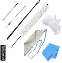 Flute Cleaning Kit Include 1pc Cotton Cleaning Brush, Flute Swab, Double-End ...