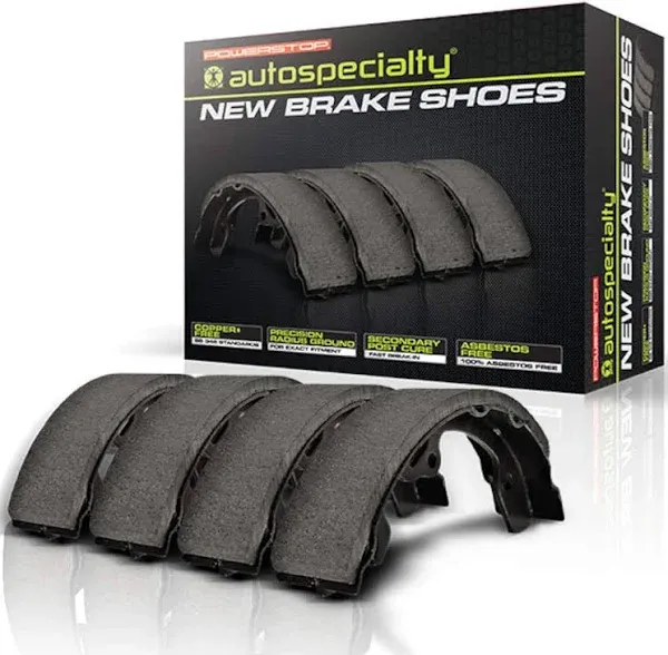 Drum Brake Shoe-PowerStop - Rear Autospecialty Brake Shoes Power Stop B1020L