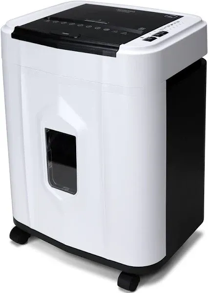 Aurora AU120MB 120-Sheet Auto Feed High Security Micro-Cut Paper Shredder / 30 Minutes (White/Black)