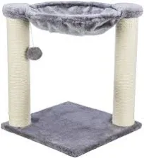 Trixie Baza 19.7-in Plush Cat Scratching Post with Hammock