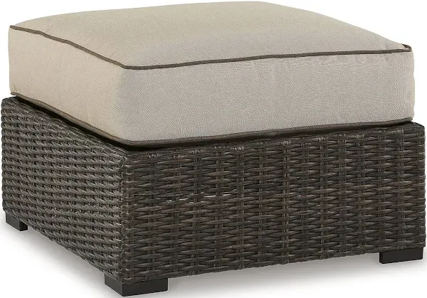 Ashley Coastline Bay Outdoor Ottoman with Cushion