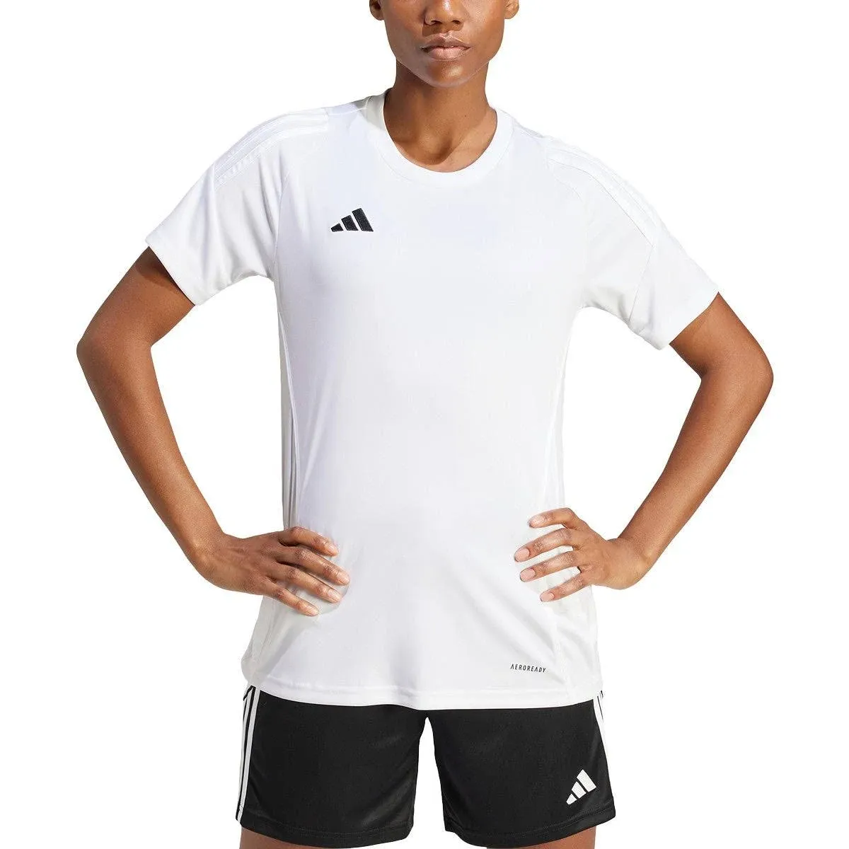 Adidas Women's Tiro 24 Soccer Jersey, White/White / S