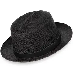 Paul Fredrick Men's Panama Fedora