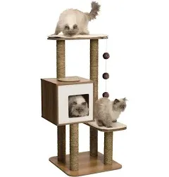 Vesper Cat Furniture High Base Walnut