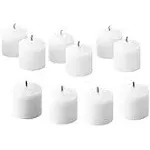 D'light Online 15 Hour Unscented White Emergency And Events Bulk Votive Candles For Wedding Votives