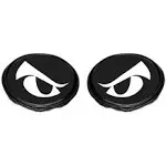 Empi 5 Inch Black Vinyl Light Covers with Eyes for Off Road Lights - Pair - 16-9