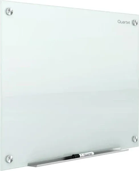 Quartet Infinity Magnetic Glass Marker Board, 96" x 48" - White