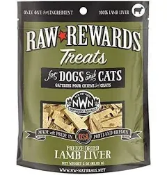 Northwest Naturals Raw Rewards Freeze-Dried Chicken Breast Treats for Dogs and Cats - Bite-Sized Pieces - Healthy, 1 Ingredient, Human Grade Pet Food, Natural - 10 Oz (Pack of 3)