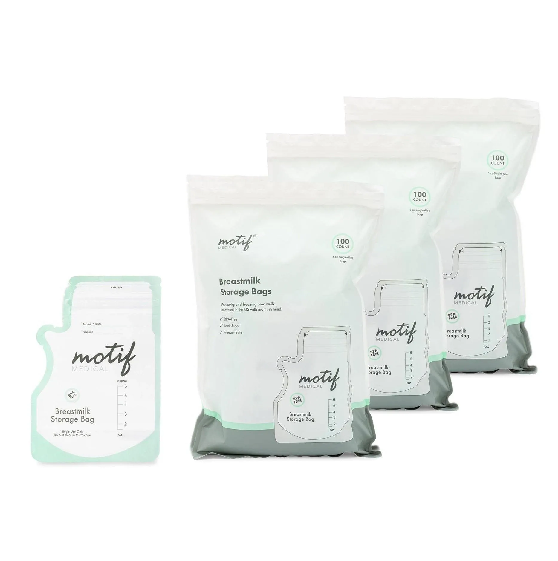 Motif Medical Milk Storage Bags 300ct